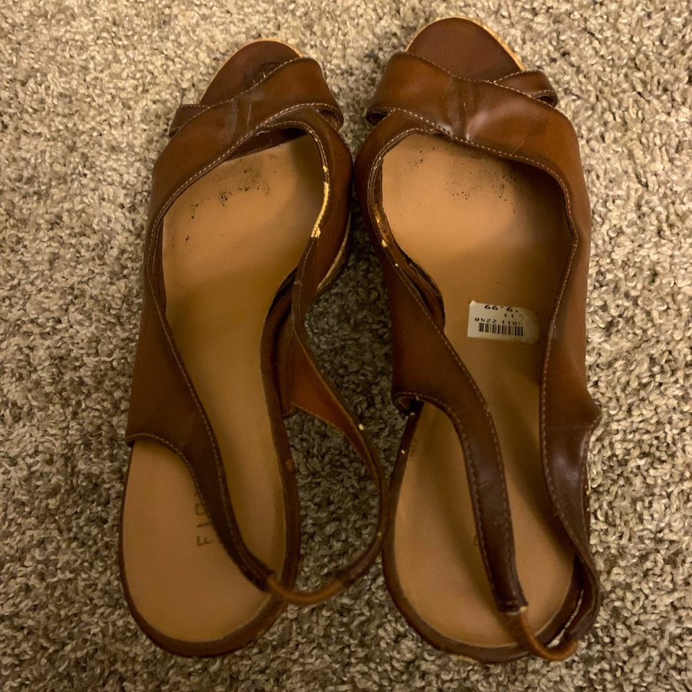 Brown Fioni heels